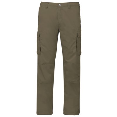 Pantalón ligero laboral multibolsillos Verde 42 FR