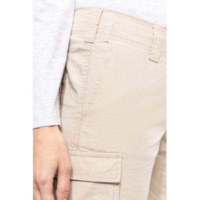 Pantalón ligero multibolsillos algodón mujer