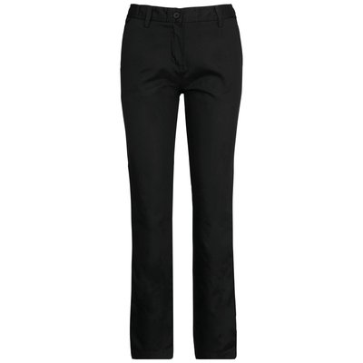 Pantalón mujer con cintura elástica Negro S