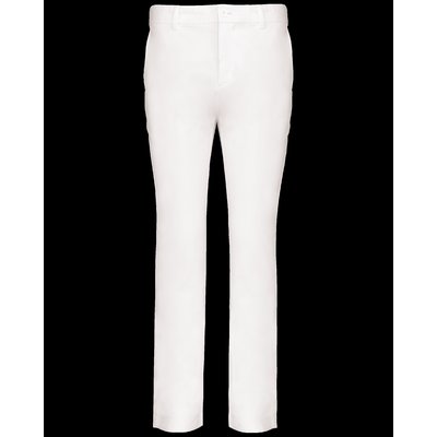 Pantalón mujer corte entallado Blanco 34 FR