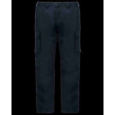 Pantalón multibolsillos algodón elastano envejecido Dark Navy 42 FR