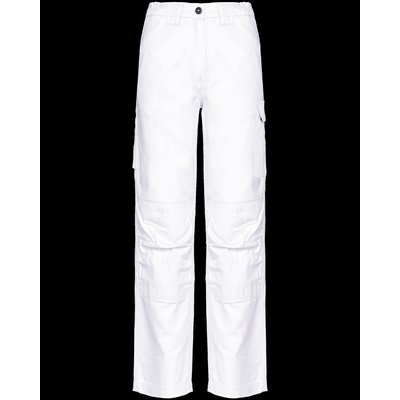 Pantalón de trabajo multibolsillos mujer White 44 FR