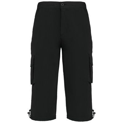 Pantalón pirata con bolsillos Black S