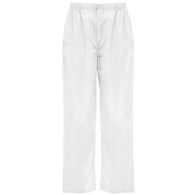 Pantalón de Servicios Recto Blanco XS