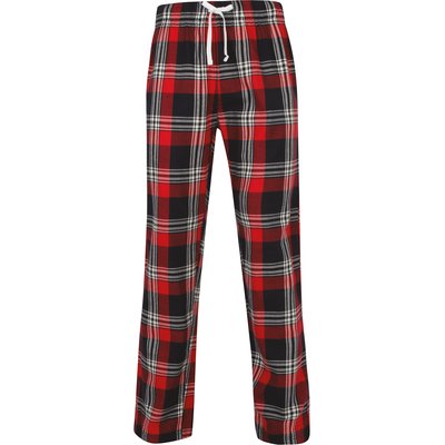 Pantalón Tartán de algodón para hombre Red / Navy Check S