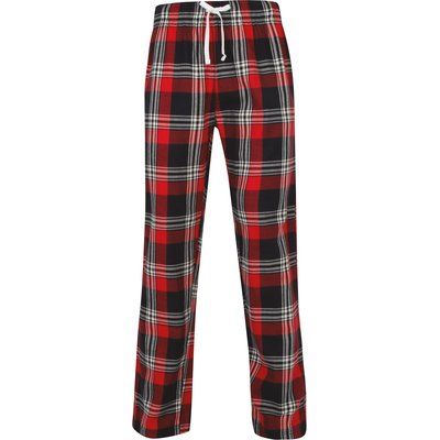 Pantalón Tartán de algodón para hombre Red / Navy Check XS