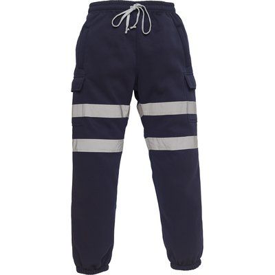 Pantalón con tiras retrorreflectantes Navy XXL