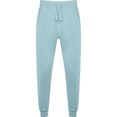 Pantalón Unisex Bajo con Puño y Cintura Elástica AZUL LAVADO XS