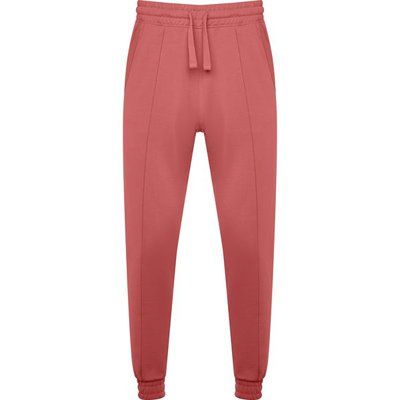 Pantalón Unisex Bajo con Puño y Cintura Elástica ROJO CRISANTEMO S