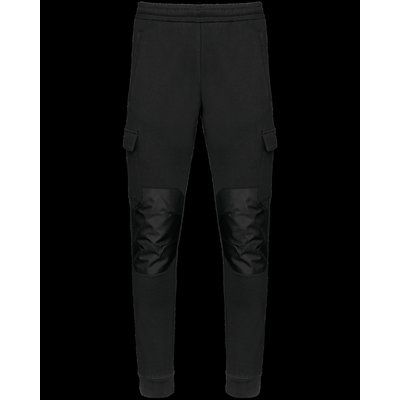 Pantalones cargo de felpa Black XS