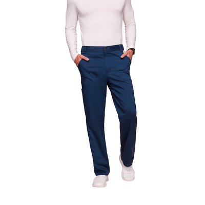 Pantalones cargo hombre con bragueta y bolsillos Azul 3XL