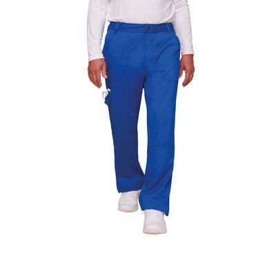 Pantalones cargo hombre con bragueta y bolsillos Azul M