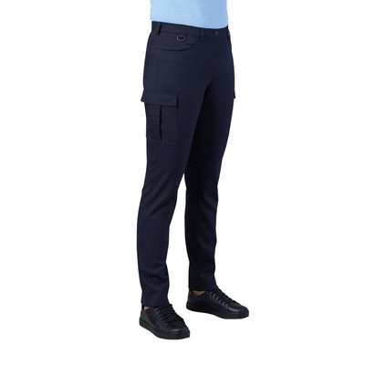 Pantalones Cargo Mujer con Bolsillos Navy 8 UK