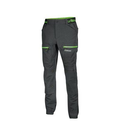 Pantalones de trabajo elásticos Asphalt Grey Green L