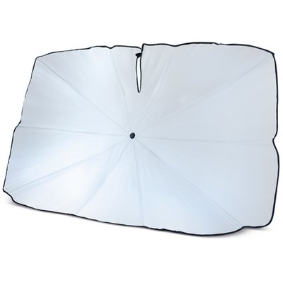 Parasol plegable para coche con bolsa de cuero