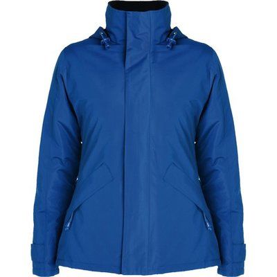 Parka mujer impermeable con capucha y bolsillos ROYAL M