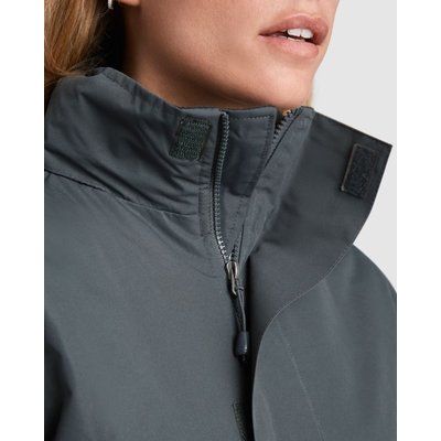 Parka mujer impermeable con capucha y bolsillos