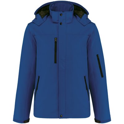 Parka softshell hombre con capucha y bolsillos Azul 3XL