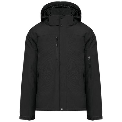 Parka softshell hombre con capucha y bolsillos Negro 3XL