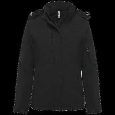 Parka softshell mujer Black S