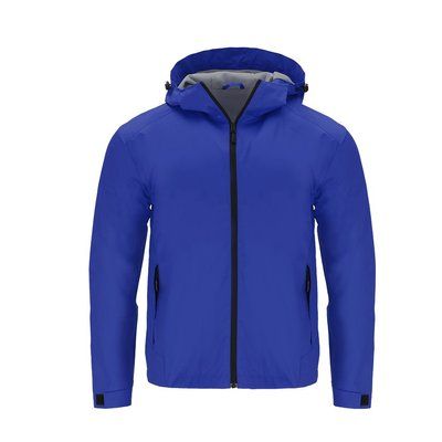 Parka Unisex con capucha Azul S