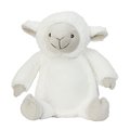 Peluche poliéster con vientre de felpa Blanco