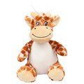 Peluche poliéster con vientre de felpa Giraffe