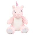 Peluche poliéster con vientre de felpa Rosa / Blanco