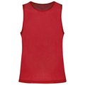 Peto ligero de rejilla multi-deportes Rojo XXL/3XL