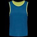 Peto Reversible deportes Fluo yellow/ Sporty royal blue S/M