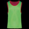 Peto Reversible deportes Sporty Red / Fluorescent Green S/M