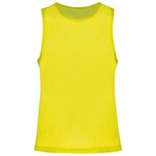 Peto ligero de rejilla multi-deportes Amarillo L/XL