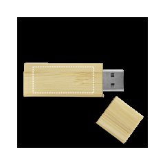 Pen Drive USB 16GB Bambú | Delantera | 35 x 15