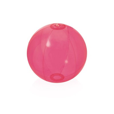 Pelota de playa publicitario transparente 28 cm Traslucido Fucsia