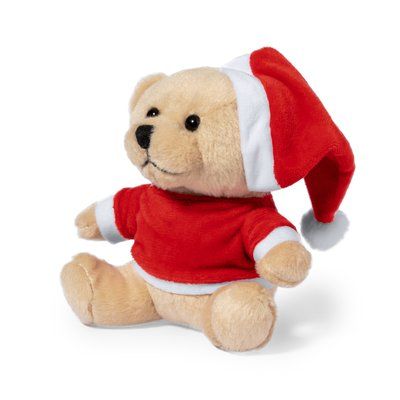 Peluche Oso con Gorro de Papa Noel