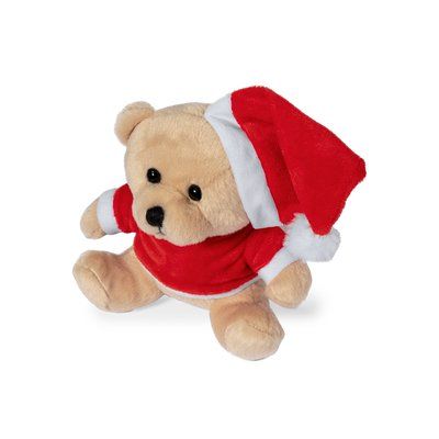 Peluche Oso con Gorro de Papa Noel