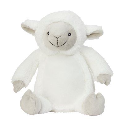 Peluche poliéster con vientre de felpa Lamb