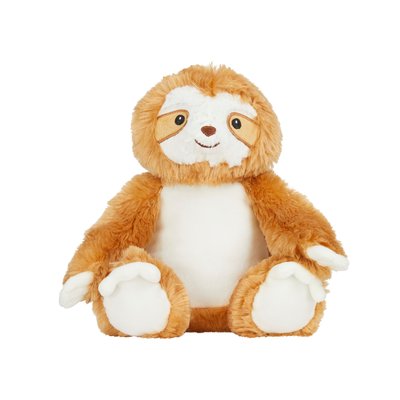 Peluche poliéster con vientre de felpa Marrón / Blanco