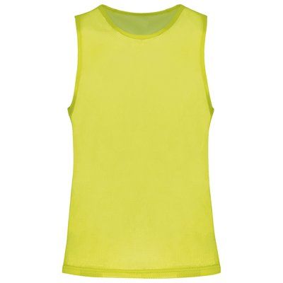 Peto ligero de rejilla multi-deportes Fluorescent Yellow L/XL