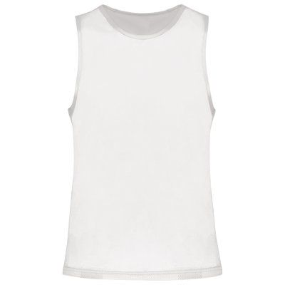 Peto ligero de rejilla multi-deportes White L/XL