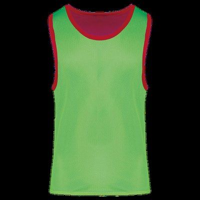 Peto Reversible deportes Sporty Red / Fluorescent Green S/M