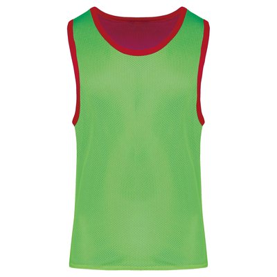 Peto reversible para niños Rojo / Verde 10/14 ans