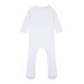 Pijama algodón orgánico para bebé White 6/12M