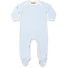 Pijama bebé 100% algodón Azul / Blanco 0/3M