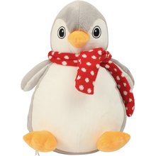 Pingüino de peluche Grey / White