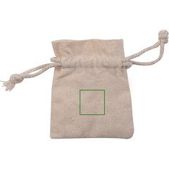 Piedra natural en bolsa de algodón | Bolsa frontal