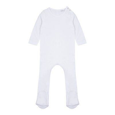 Pijama algodón orgánico para bebé Blanco 6/12M