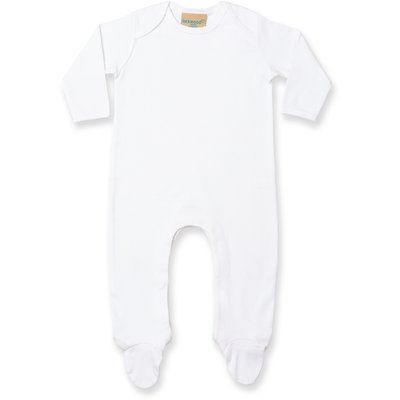 Pijama bebé 100% algodón White / White 12/18M