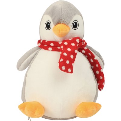 Pingüino de peluche Grey / White