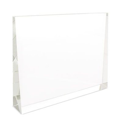 Placa de Cristal Horizontal con Estuche